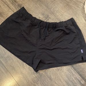 Black patagonia barely baggy shorts